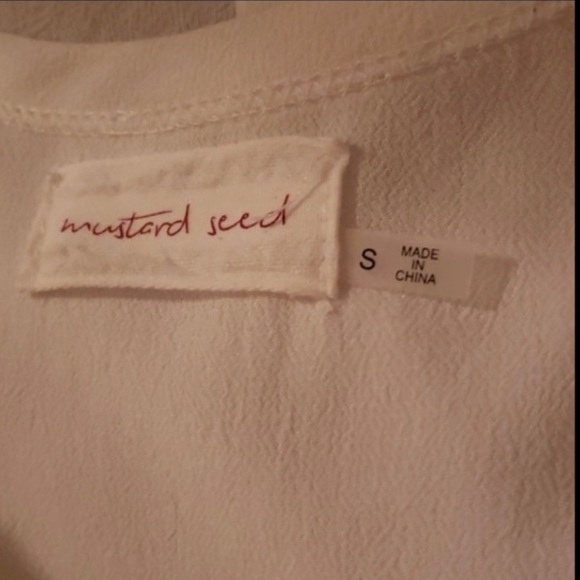 Mustard Seed Fringe Sleeveless Crop Top - Picture 4 of 8